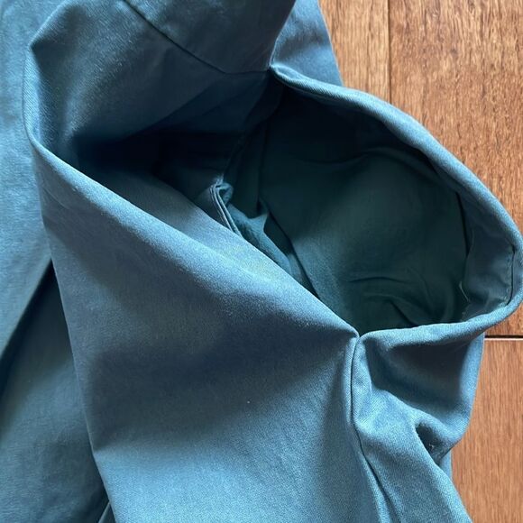 COS Wide Leg Gray Cropped Trousers Sz 6 - Picture 6 of 10